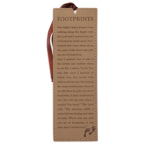 Vegan Faux Leather 6.5″ x 2.2″ x 0.1″ (165 x 56 x 3mm) Brown – Footprints