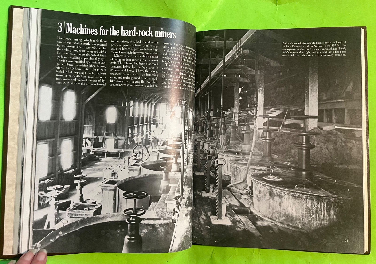 Vtg The Miners (The Old West) Time-Life Books (HC Faux-Leather 1976)