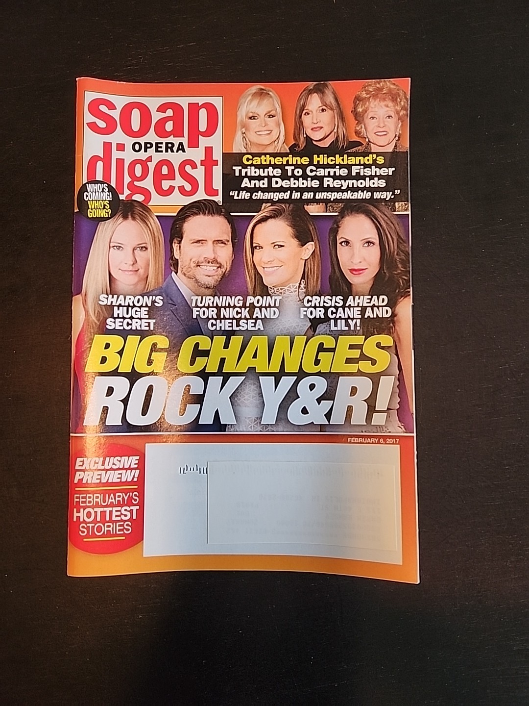 Soap Opera Digest 5-Pack Jan 23, 2017 To Feb 20, 2017