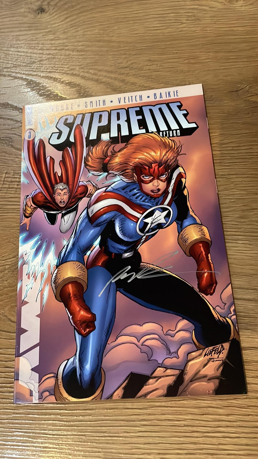 Supreme : The Return #3 – Image Comics – 1999 – Signed by Rob Liefield