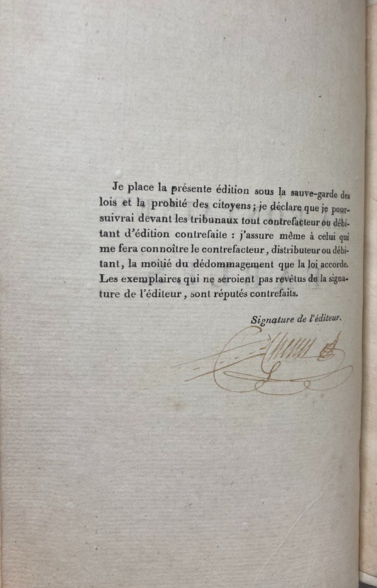 1806 La Fontaine Fables 4 Vols Taffin Signed Fine Morocco Leather Plates Uncut