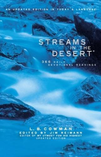 Streams in the Desert, 366 Daily Devotional Readings – Hardcover – GOOD