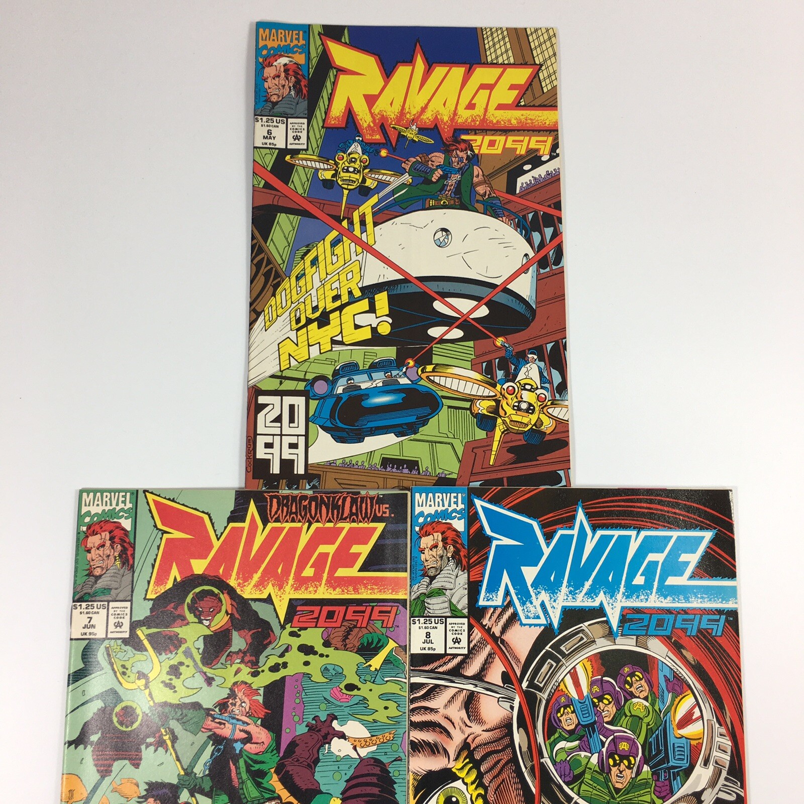 Ravage 2099 #1-#4 & #6-#11 (10 Comics) 1991 Marvel 25.7cm X 17cm