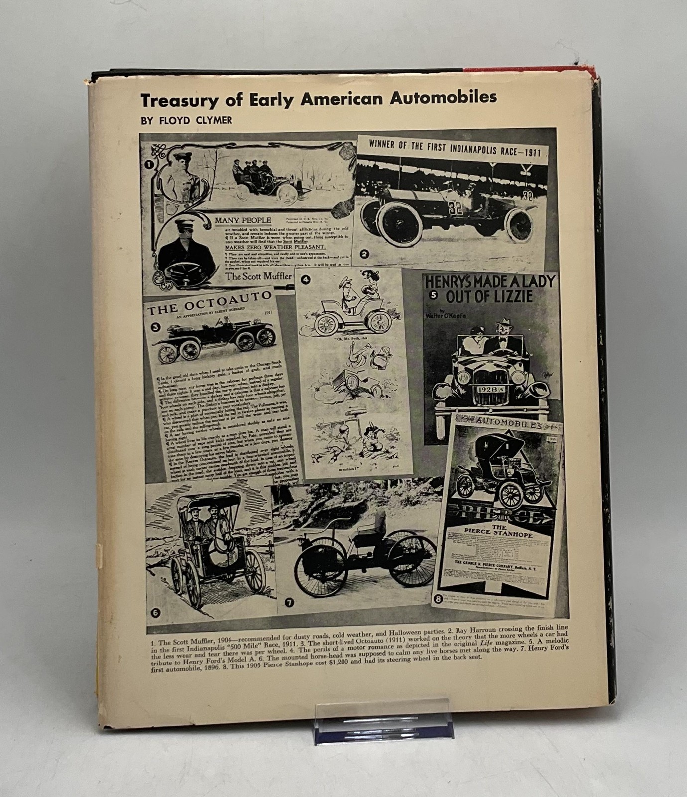 VINTAGE TREASURY OF EARLY AMERICAN AUTOMOBILES 1877-1925 BONANZA DJ HC