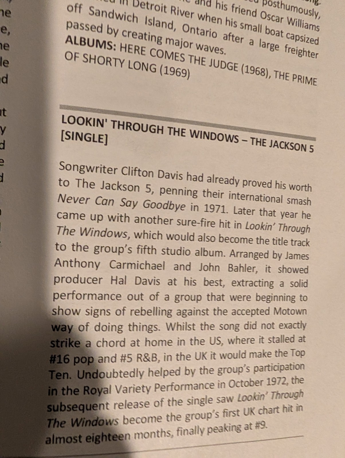 MOTOWN ENCYCLOPEDIA Graham Betts Lots of info on everything Motown 583 pages