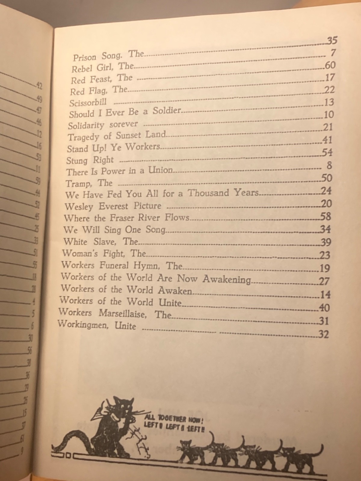 Early .25 The Songs of The Workers – To Fan The Flames of Discontent !!