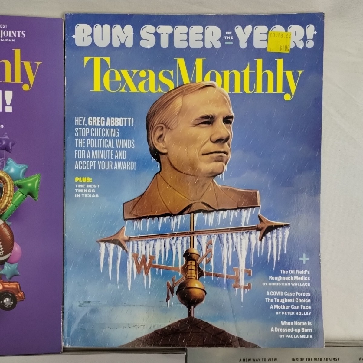 TEXAS MONTHLY Magazine Lot Of 10 2020-2022-2023 Elon Musk Hogs Tanya Tucker #1