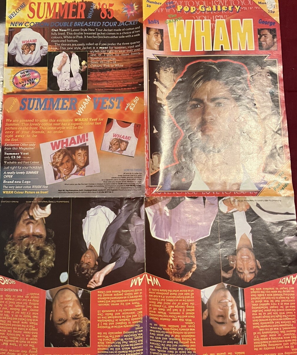 Pop Gallery Wham George Michael 1985 Poster