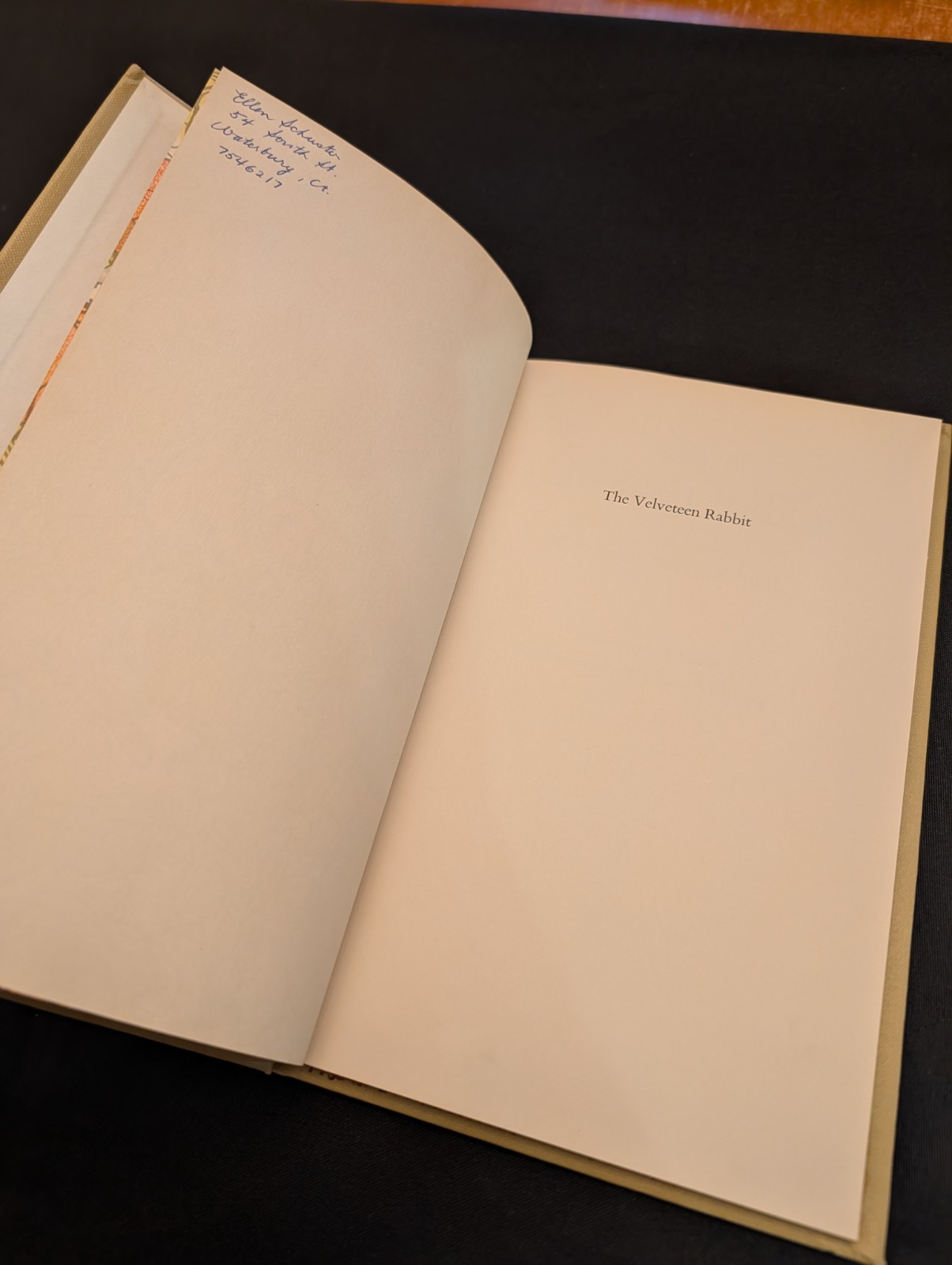 Rare Vintage CL Prebound Edition The Velveteen Rabbit Margery Williams