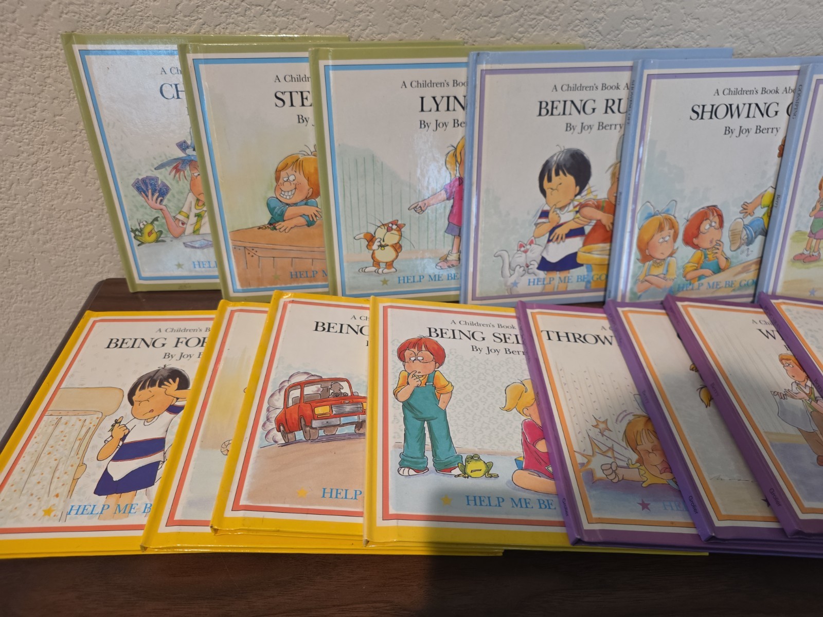 Lot of 25 HELP ME BE GOOD Series Set HC Books by Joy Berry Teaches Manners