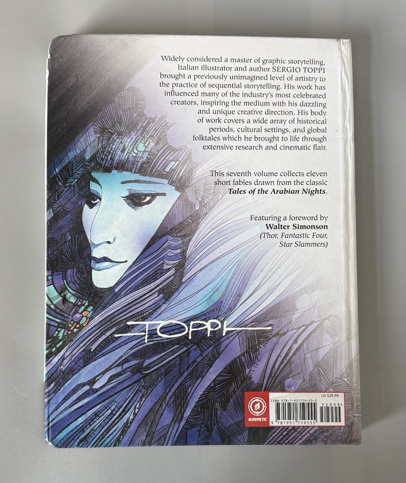 The Collected Toppi Volume Seven: Sharaz-De — Hardcover — 2021 Magnetic Press