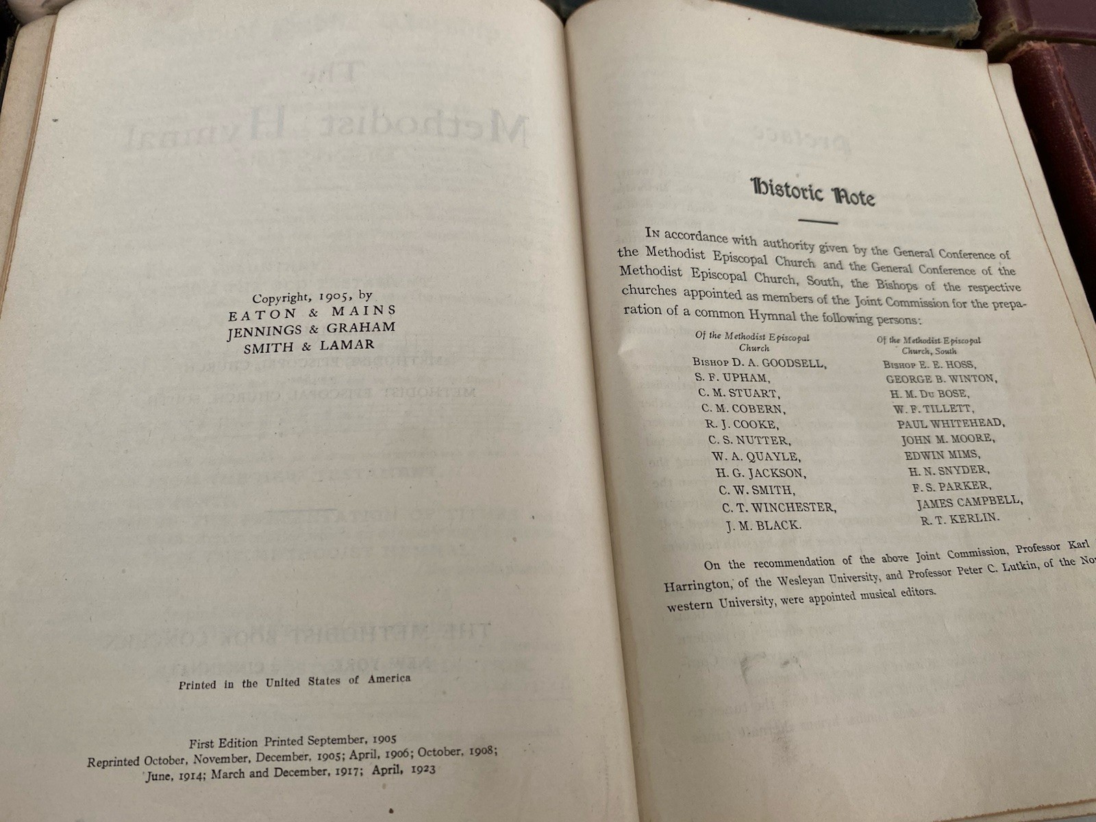 7 Vintage Hymn Hymnals Church Gospel Songs Army Navy Baptist Methodist Broadman