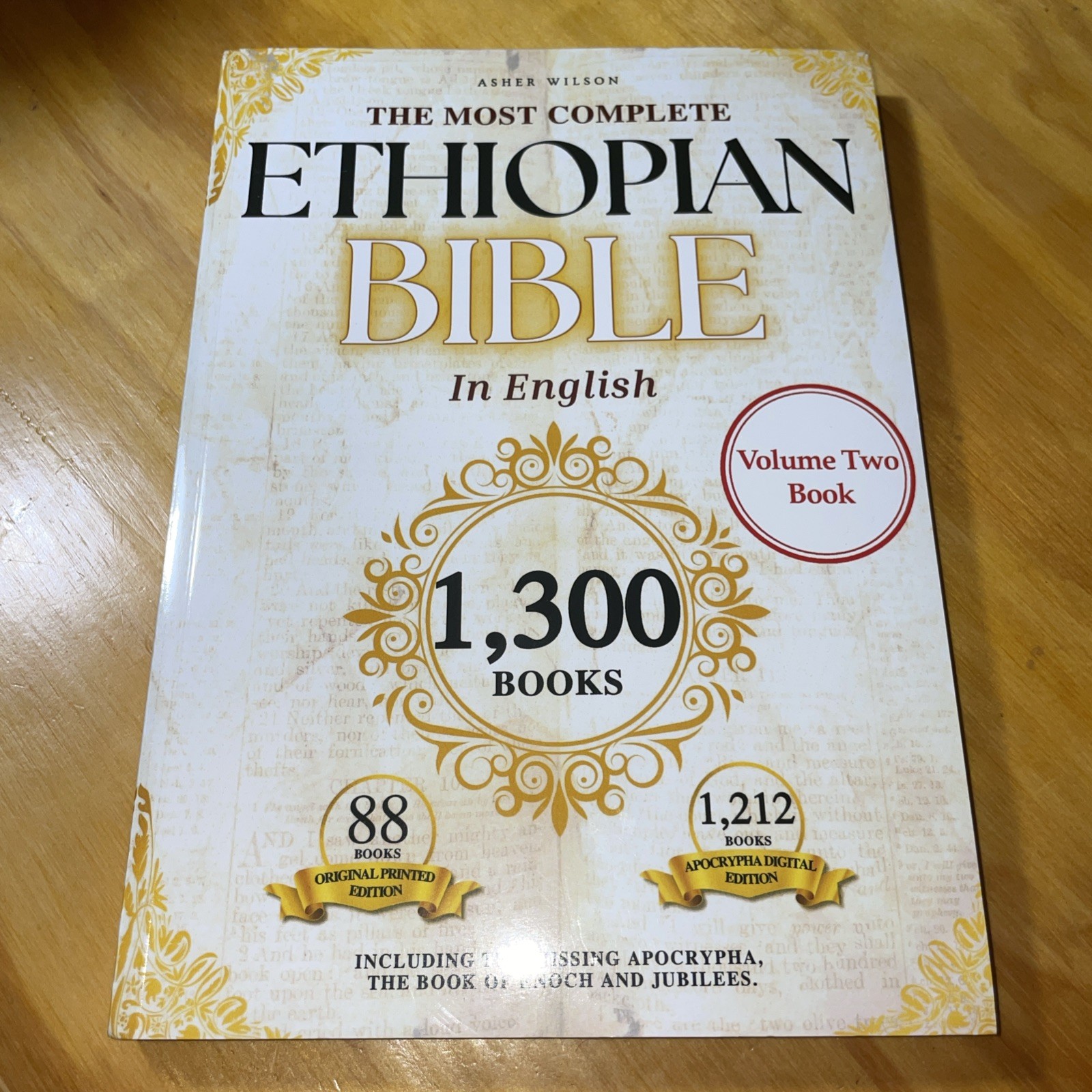 THE COMPLETE ETHIOPIAN BIBLE in English Scriptures volume 2 paper back Plz Read!