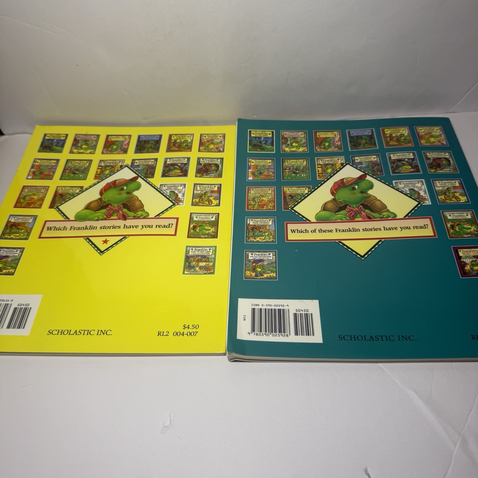 Lot Of 12 Franklin the Turtle Picture Books Paulette Bourgeois & Brenda Clark