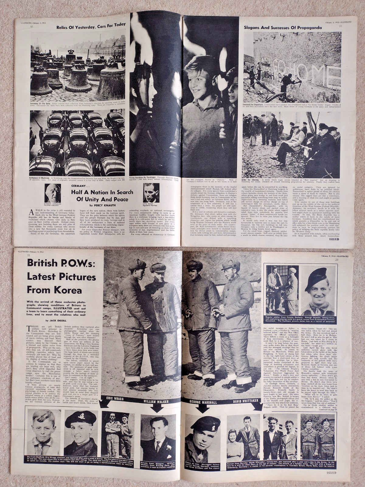 Illustrated magazine Jan-Mar 1952 x9: Elizabeth The Girl Born to be Queen +++