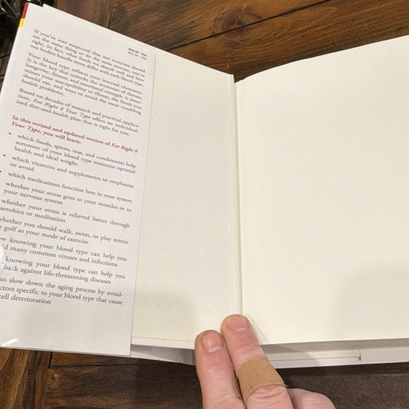 Eat Right 4 Your Type Dr. Peter J. D’Adamo Hardcover Berkley w/ Dust Jacket