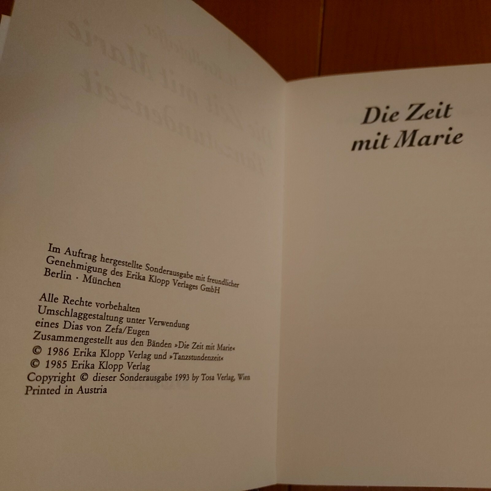 Hannelore Krollpfeifer: “Die Zeit mit Marie” und “Tanzstundenzeit” 2 Romane