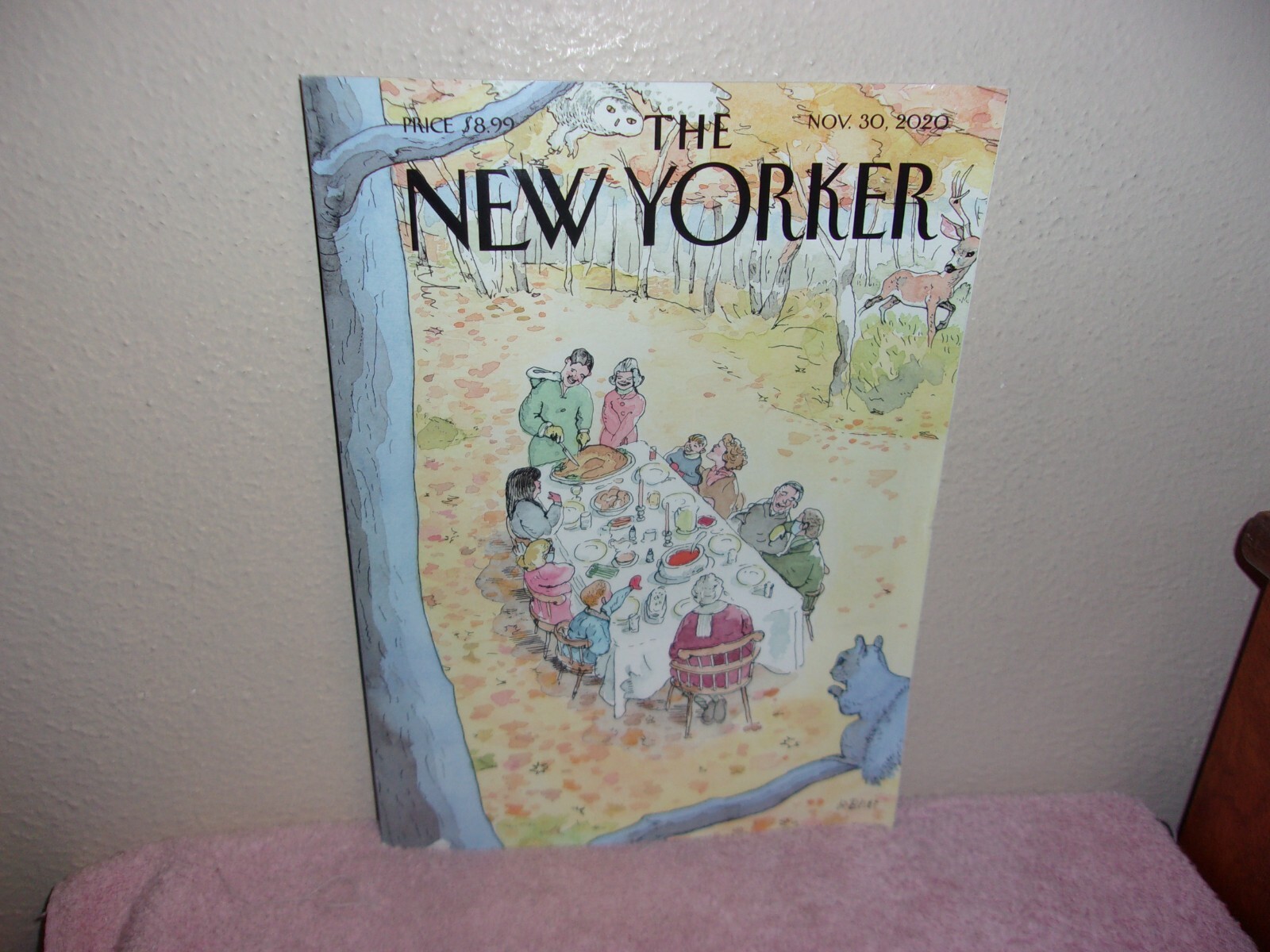THE NEW YORKER MAGAZINE.. ALL ABOUT TOWN” NOVEMBER. 30., 2020