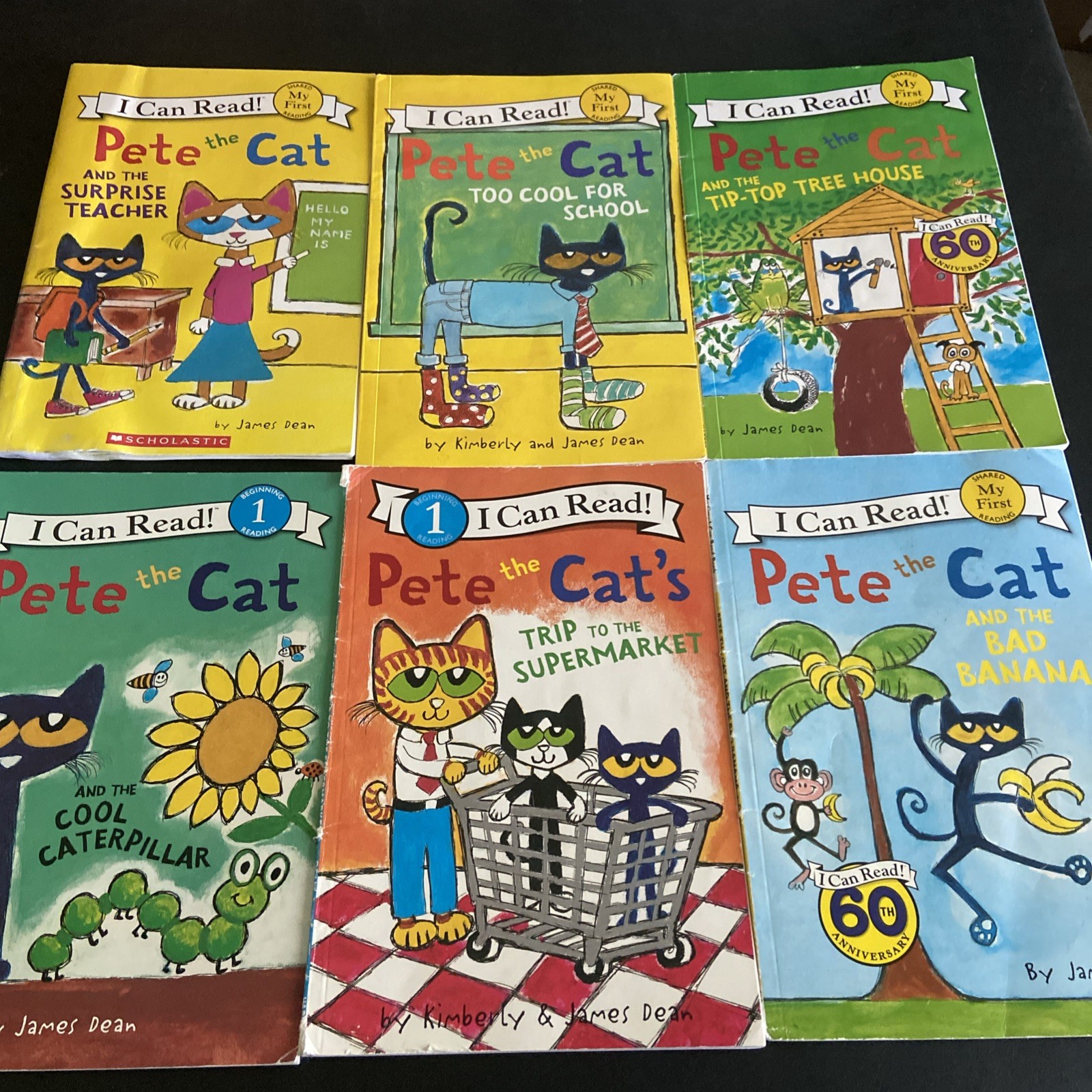 Pete the Cat By James Dean Lot Of 27 Softcover Good- Good+ Condition
