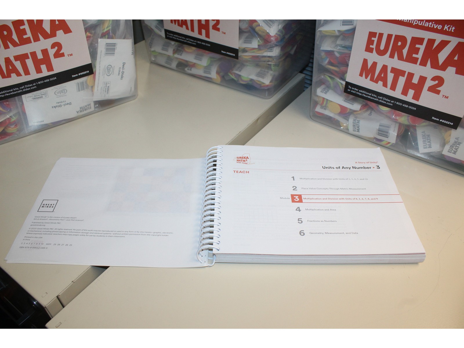 Eureka Math² Squared Grade 3 Module 3 Teacher Book – Weight: 40 oz.