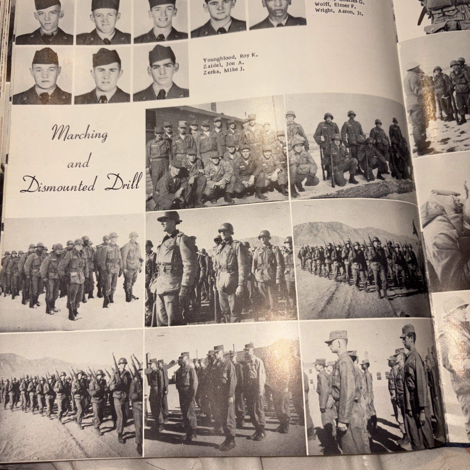 1955 U.S. ARMY 8TH INFANTRY DIVISION TRAINING SCHOOL YEARBOOK, FORT CARSON, CO