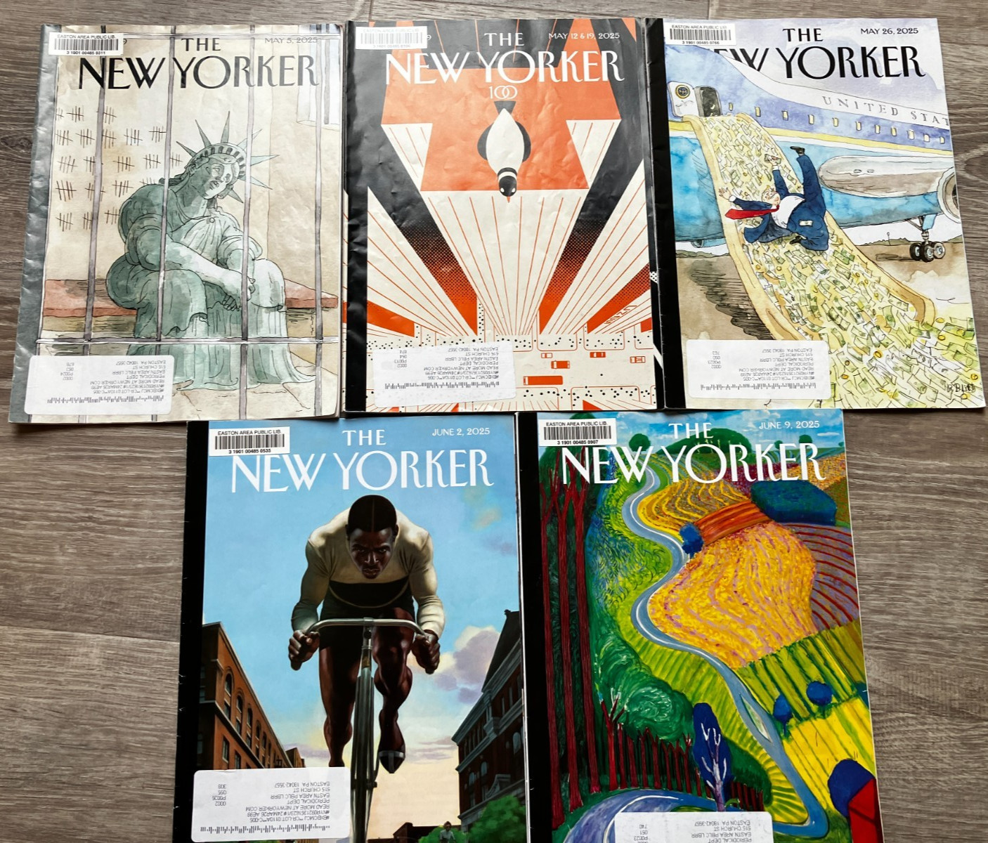 The New Yorker Magazines Set Of 5 June 2 & 9, May 5, 12/19 & 26, 2025 Set C
