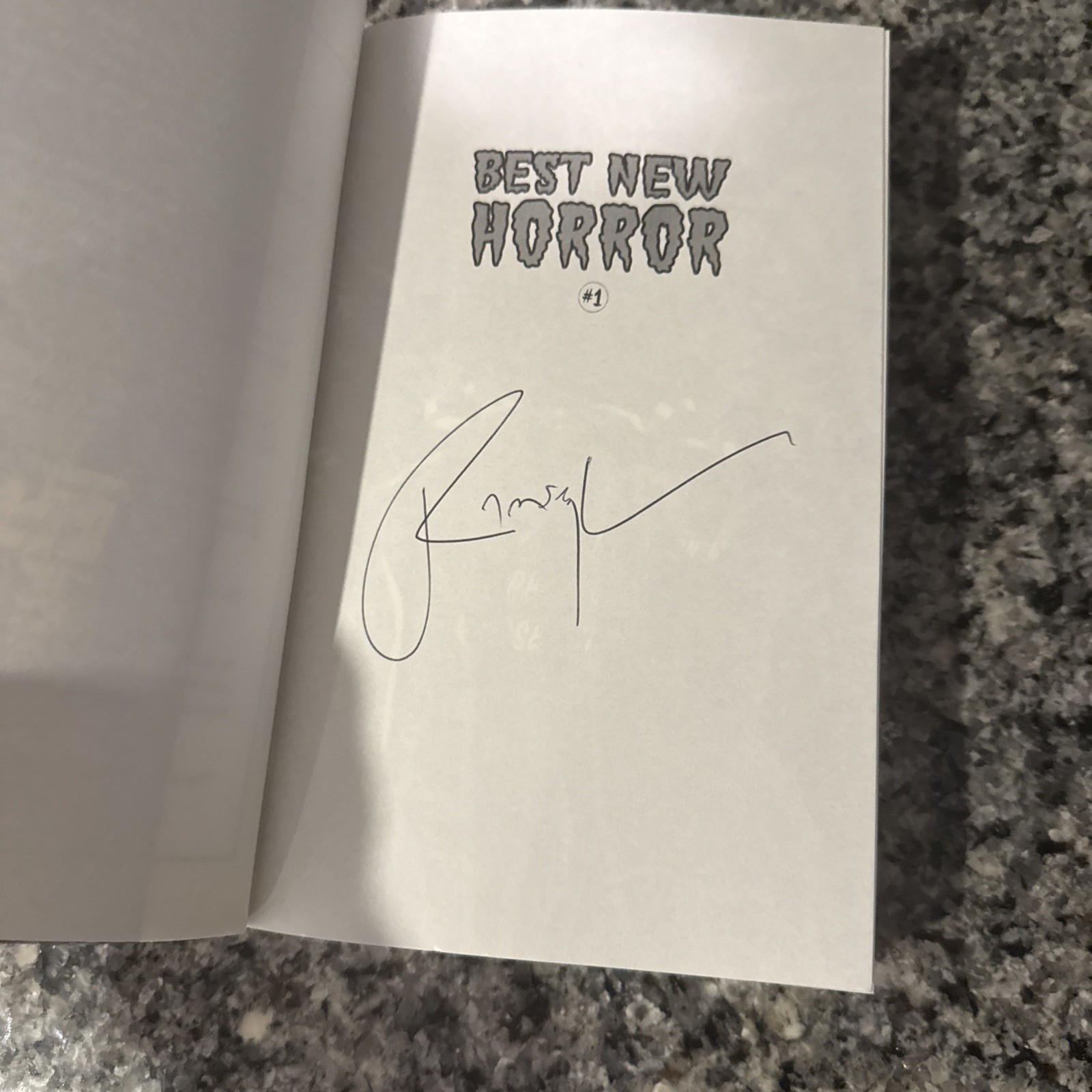 Best New Horror Vol 1–3 Lot – Ramsey Campbell Signed – Horror Anthology UK PB