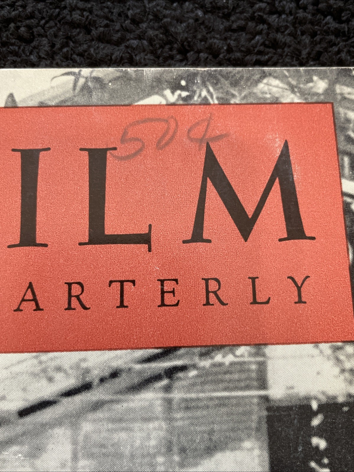 RARE Vintage 1963-1964 Lot Of 4 Film Quarterly Journals UC Press – V10