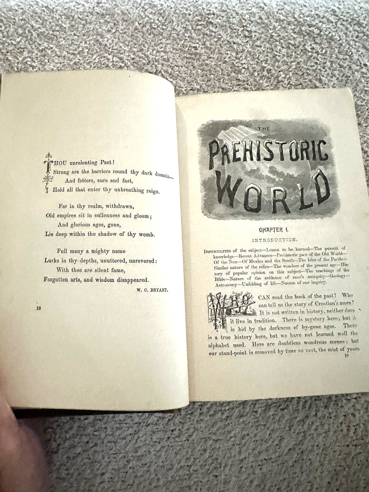 1885, The Prehistoric World: Or, Vanished Races, EA Allen, Profusely Illustrated