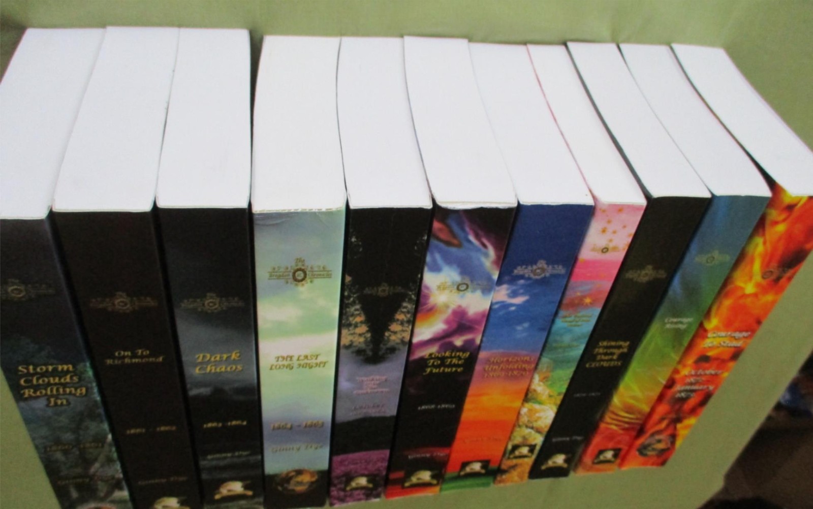 THE BREGDAN CHRONICLES 11 Book Lot by GINNY DYE #1 2 4 5 10-16 19 Civil War Saga