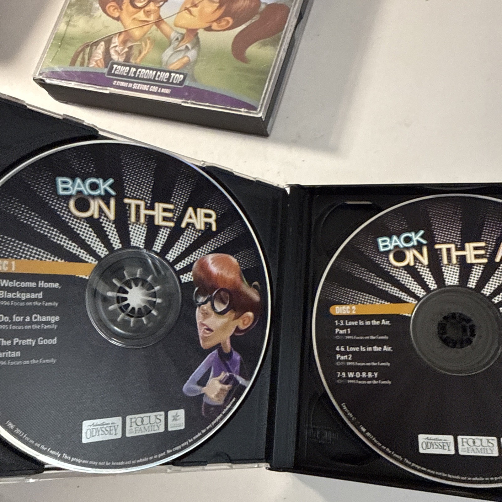 4 CD Sets (12 CDs)Adventures In Odyssey Focus On Family Audio Drama, 48 Episodes
