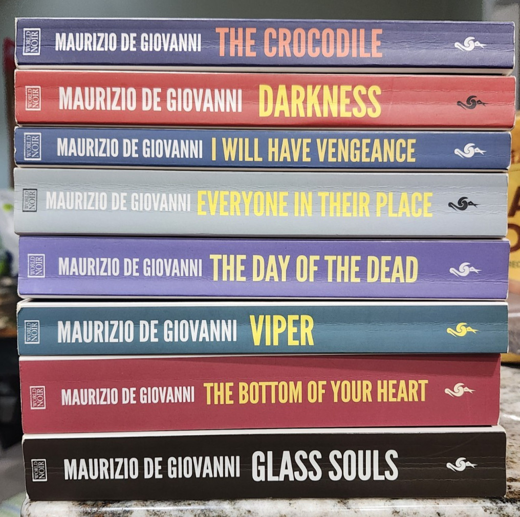 Lot 8 Maurizio De Giovanni Mystery/Crime Trade PB Books Commissario Ricciardi