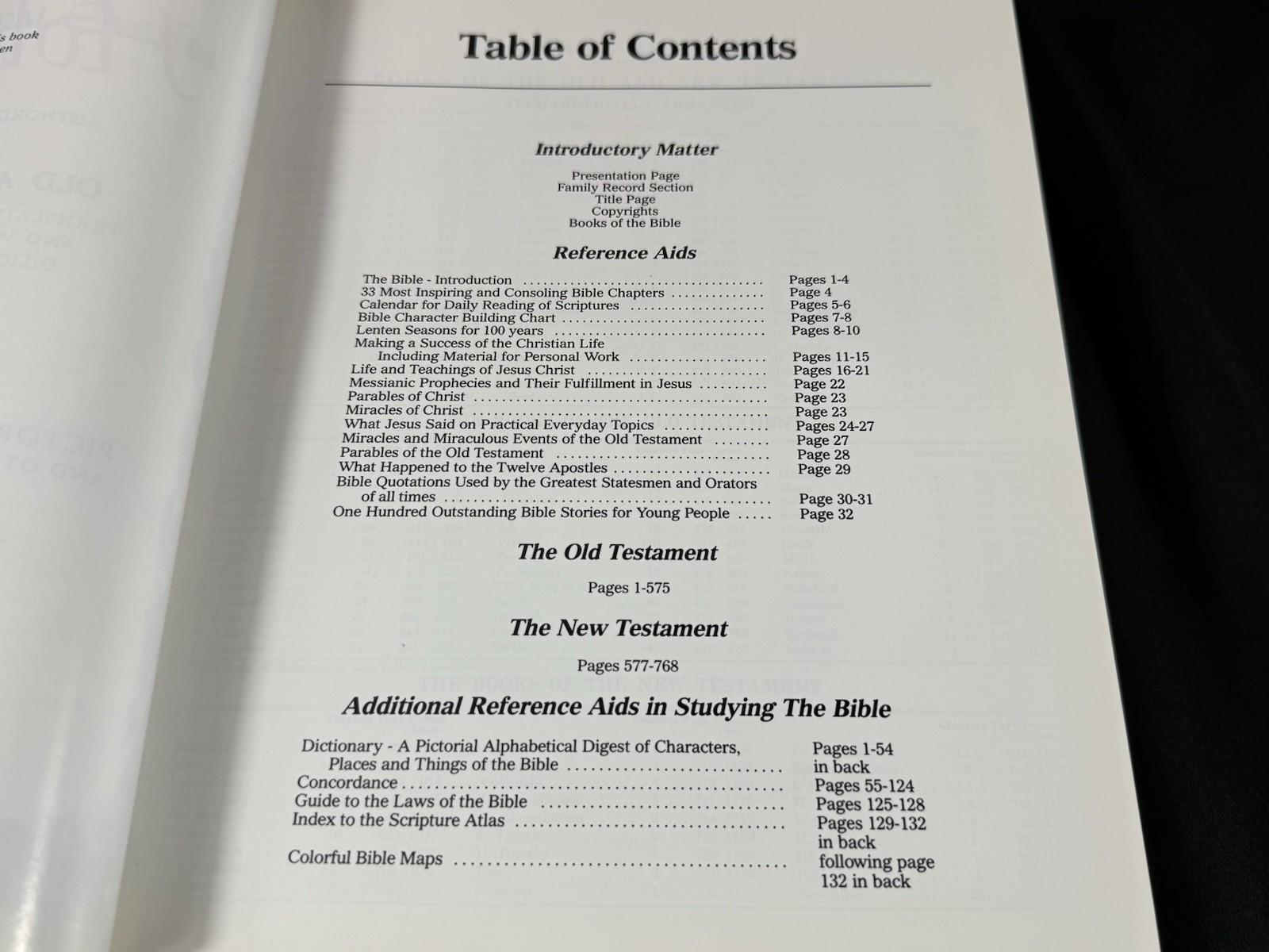 ✅Family Holy Bible🩸Red Letter KJV Heirloom Reference ✅1988 ✅NEW ✅+Dictionary