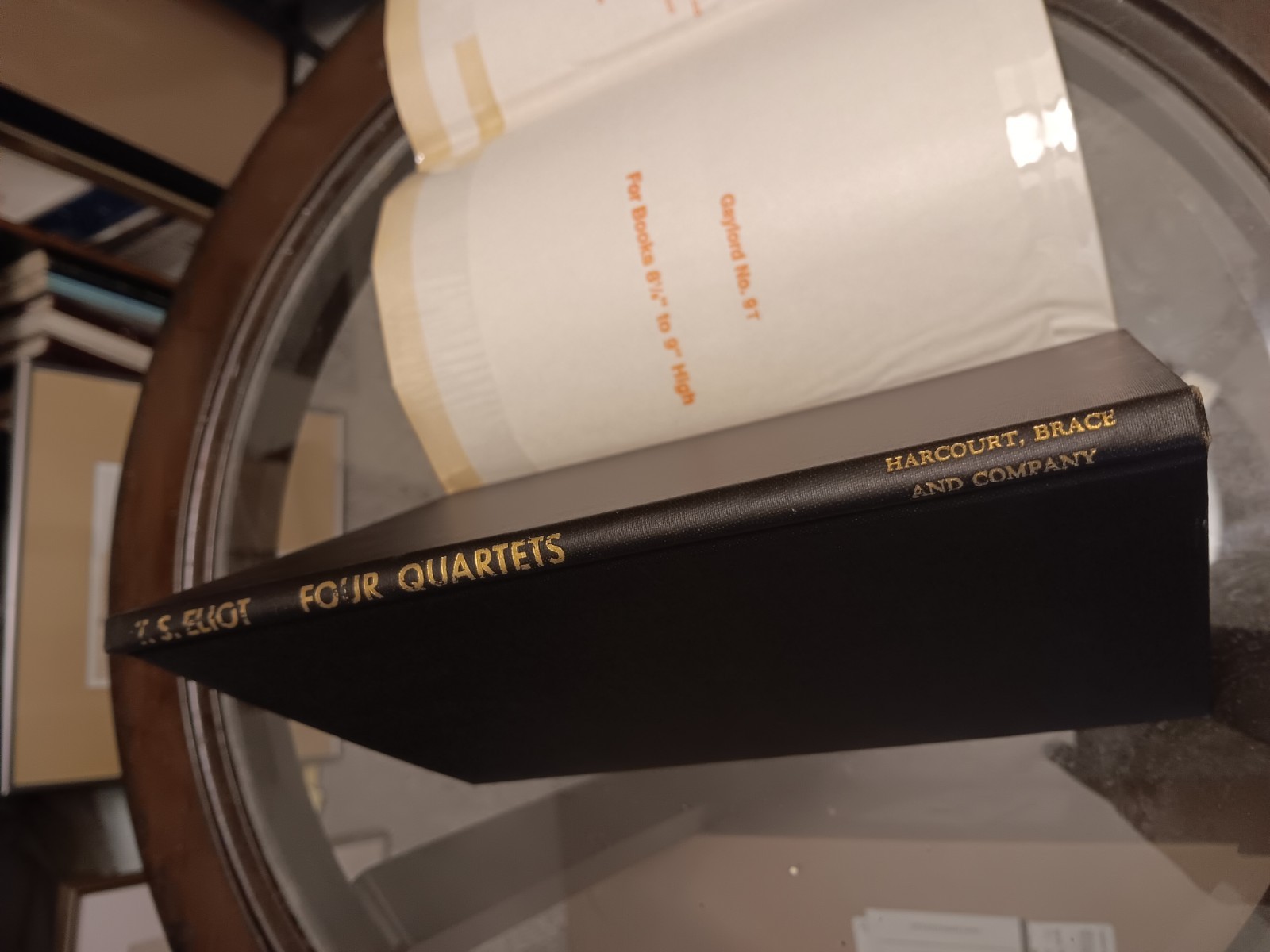 T S Eliot / FOUR QUARTETS 1st Edition 1943 HCDJ Early Printing