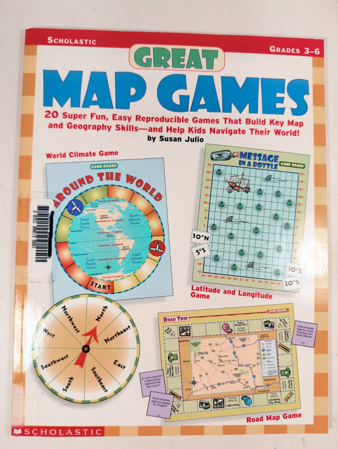 Scholastic Map Bundle of Teacher Resources 6 Book Set Grds 3 – 8 059039598X Good