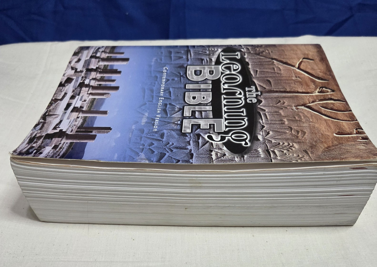 The Learning Bible Contemporary English Version Flex Cover 1995 VTG Pre-Loved