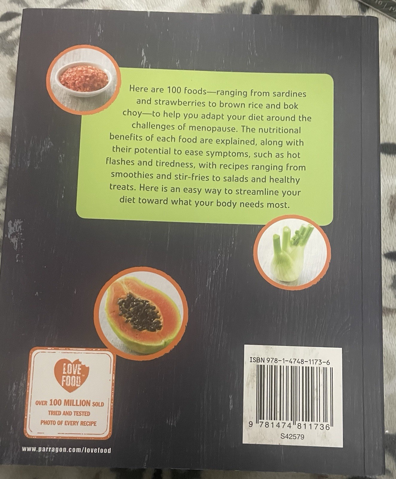 100 Best Foods for Menopause Cookbook With Easy Recipes & Info 224 Pages