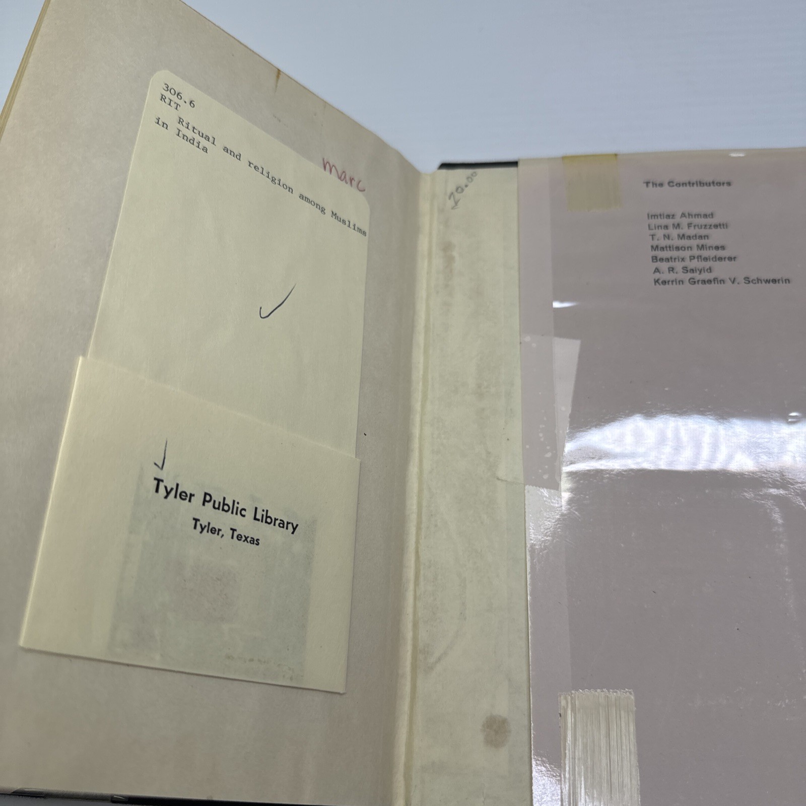 Ritual and Religion Among Muslims in India 1981 Ex-Library HC Essays Islam India