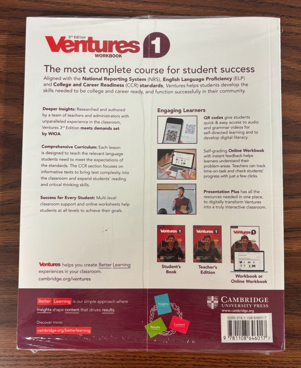 NEW Ventures Level 1 Value Pack. 3rd Ed. Student’s Book & Workbook