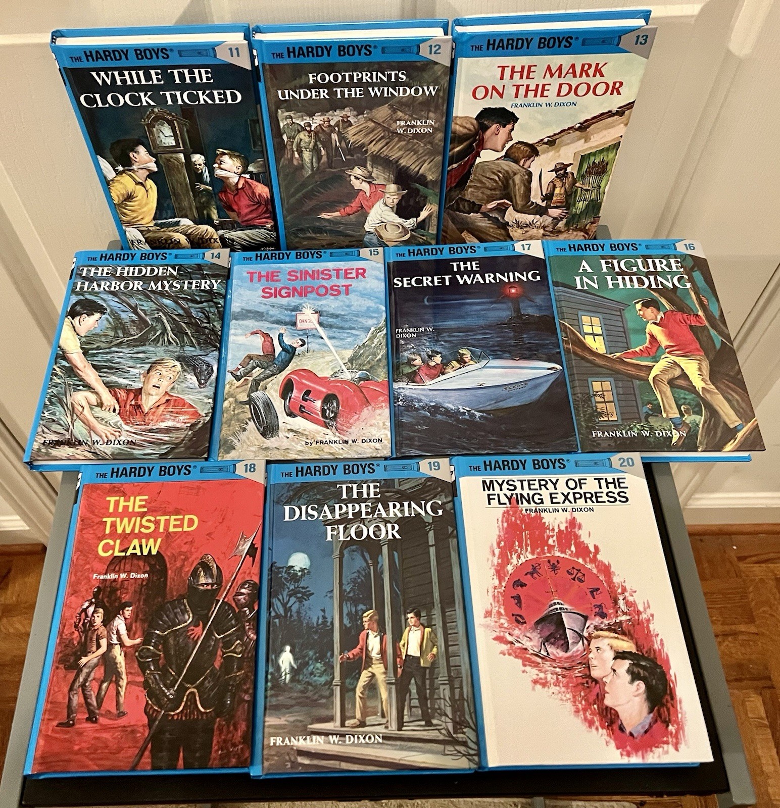 Lot of 59 Hardy Boys Hardcover, Glossy Flashlight Edition by Franklin W. Dixon