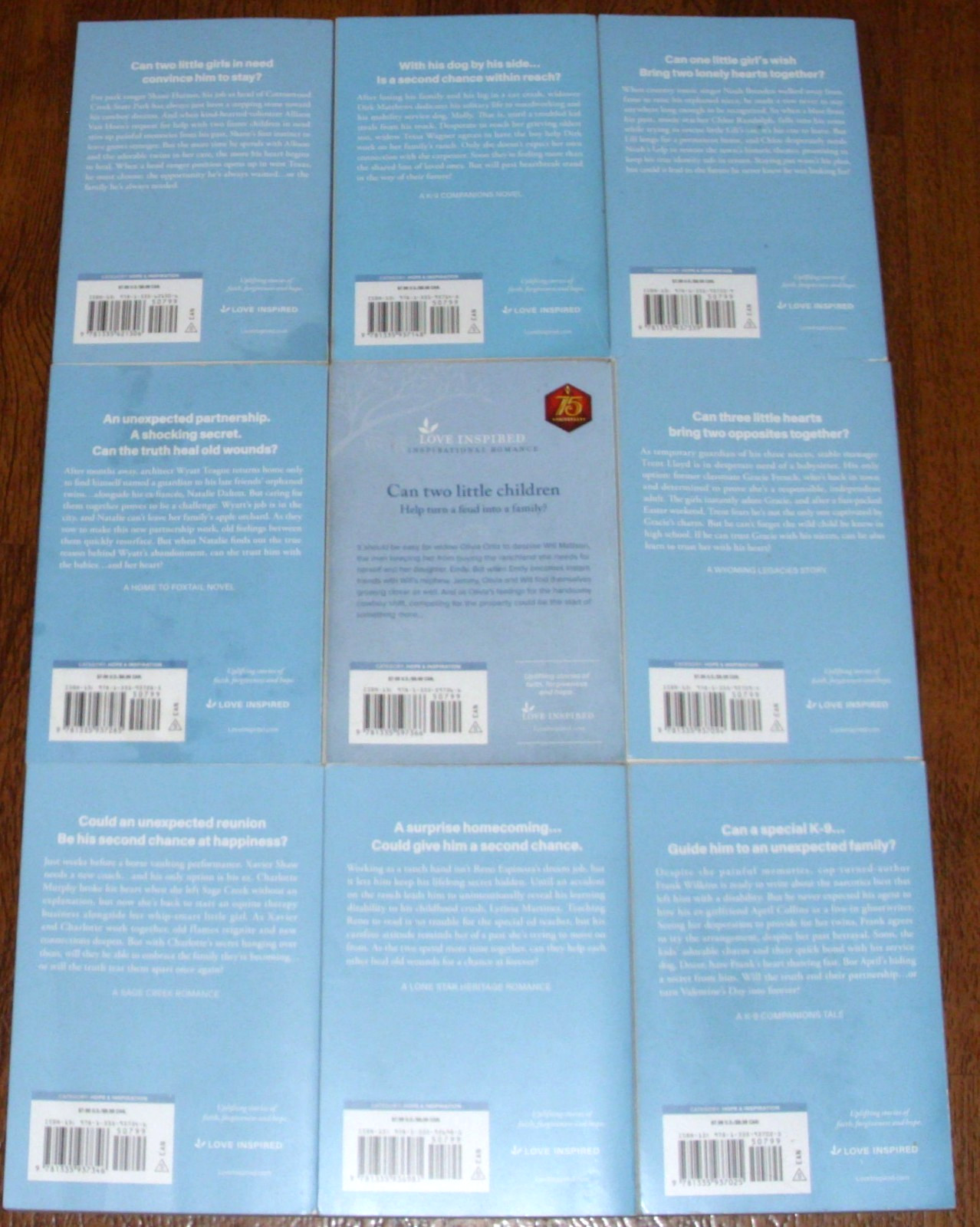 Lot of 9 Love Inspired Romance Novels PBs *FreeShipping!