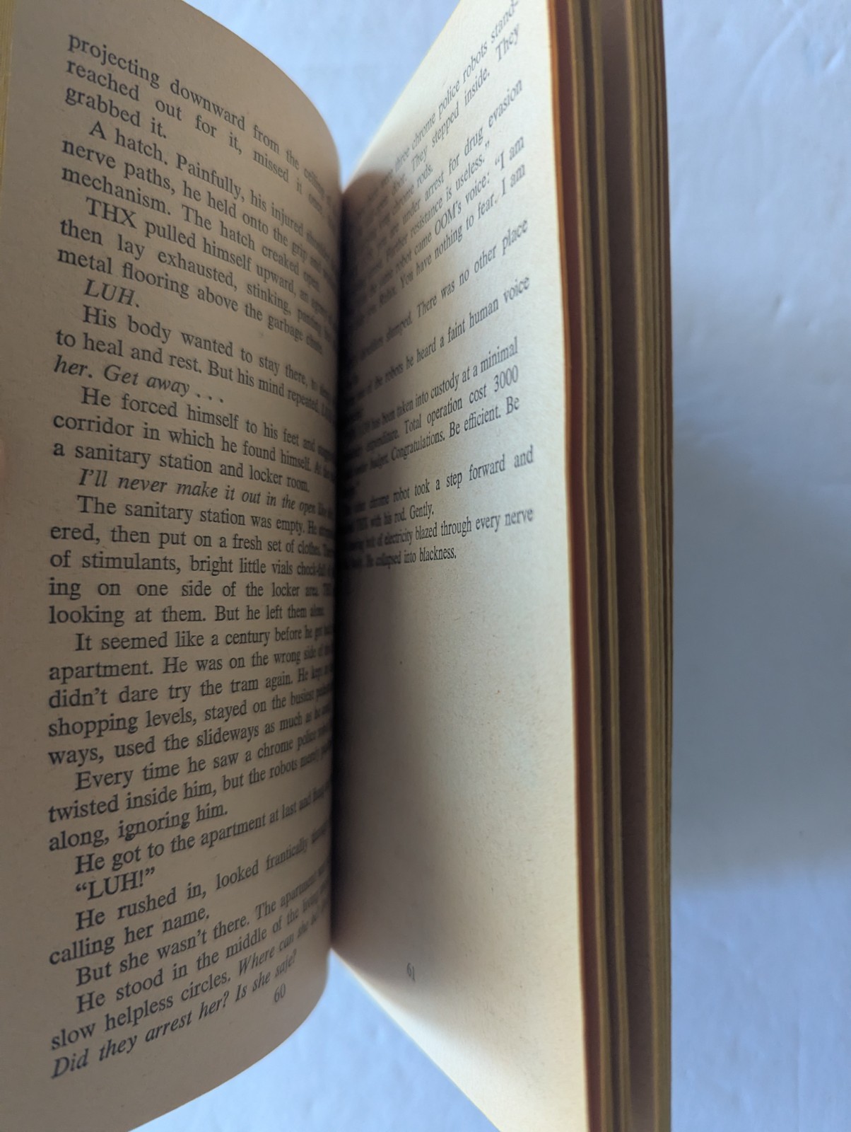 VTG 1971 THX 1138 by Ben Bova (George Lucas Screenplay) 1st Printing Film Tie-in