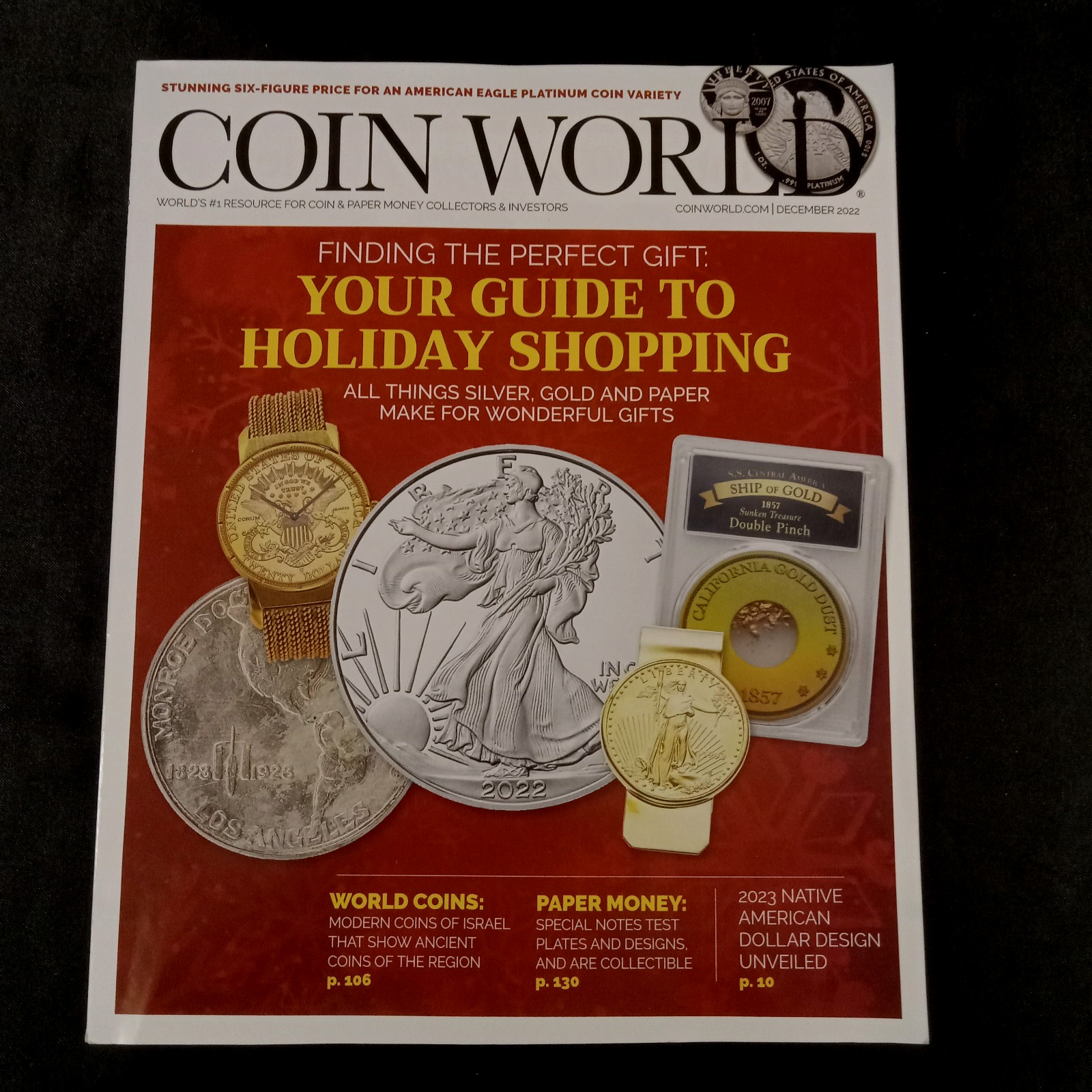 Coin World Magazine Lot 7 Issues 2022-2023 Numismatics Coins Paper Money Collect