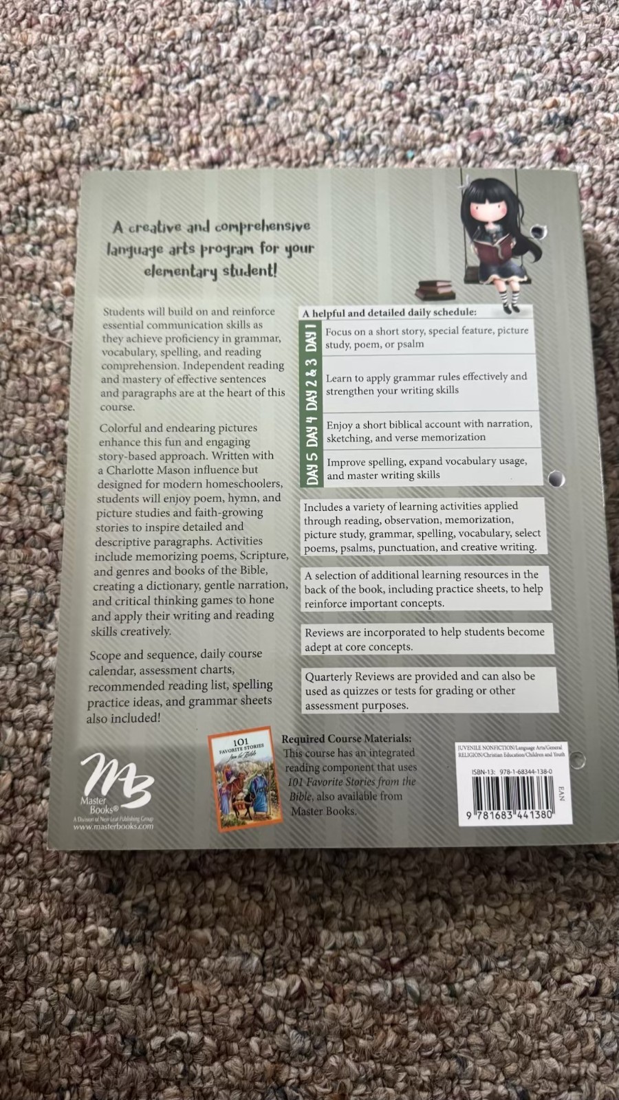 Masterbooks Language Lessons for a Living Education Level 4
