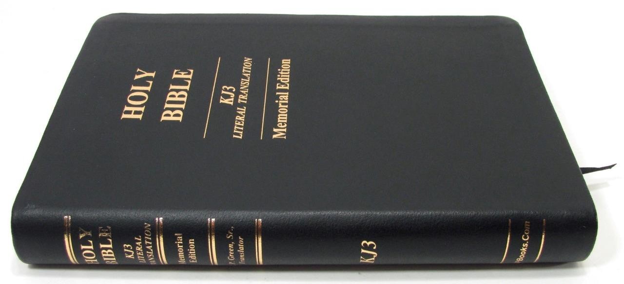Holy Bible KJ3 Literal Translation Genuine Leather First Memorial Edition Green