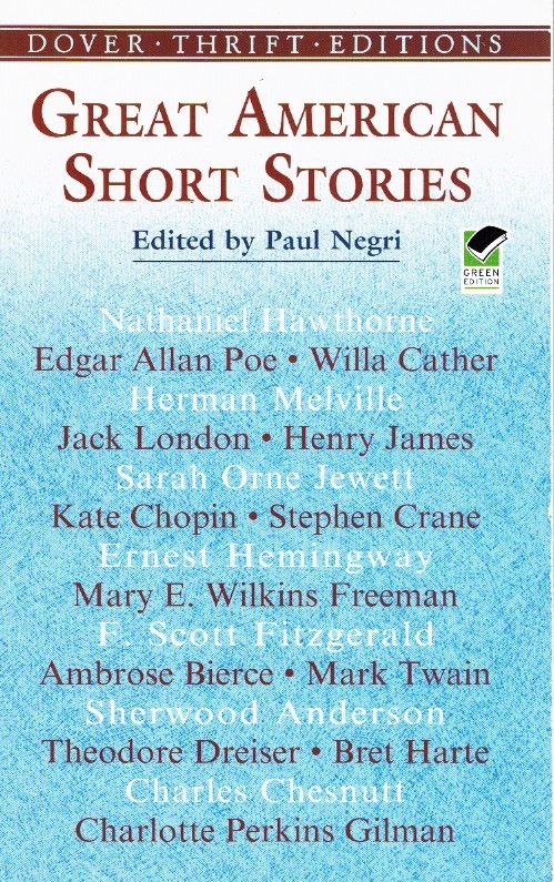 GREAT AMERICAN SHORT STORIES by Negri, Paul 2002 Softcover