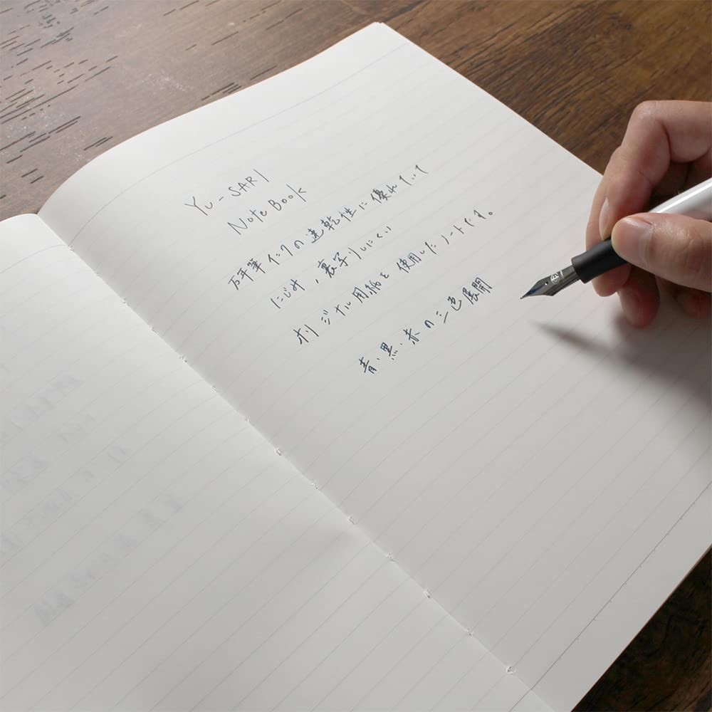 Nakabayashi YU-SARI NYN-B501-SB Fountain Pen Notebook, B5/Square 0.2 inch (5 …