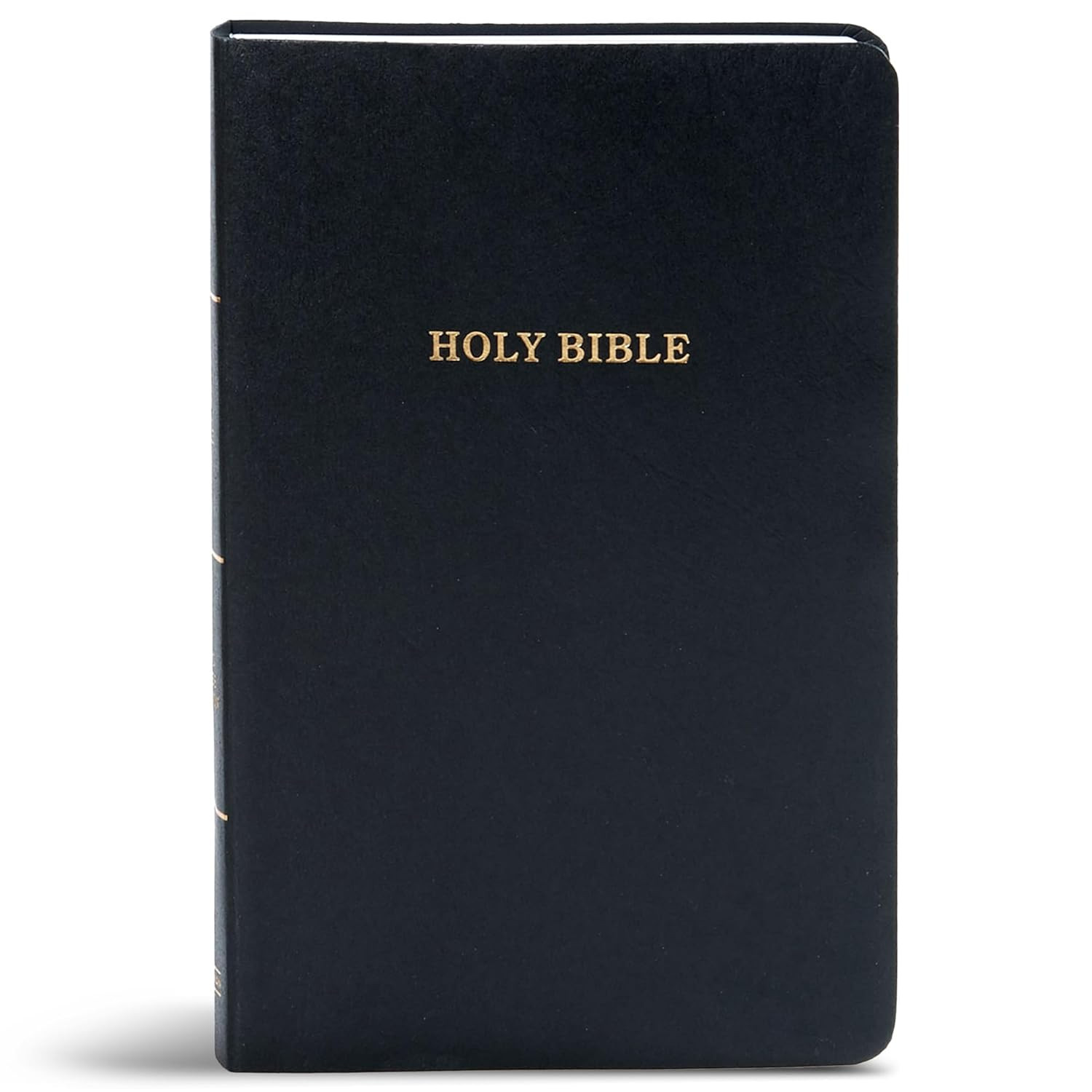 KJV Gift and Award Bible, Black Imitation Leather, KJV Holy Bible, Red Letter, P