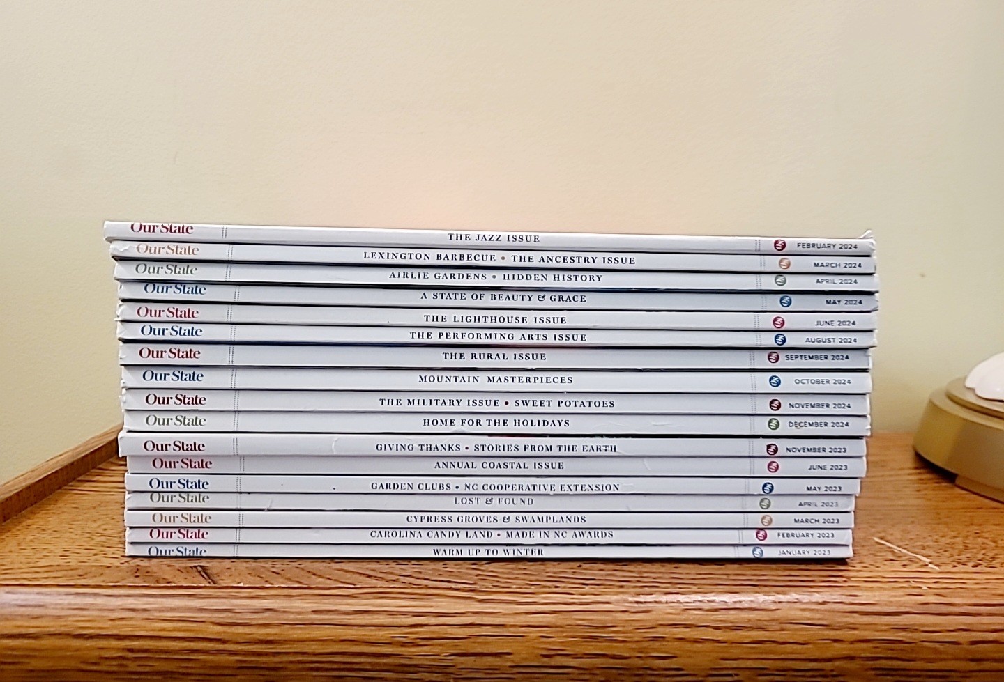Our State Celebrating North Carolina Magazine Lot of 17 Various Issues 2023-2024