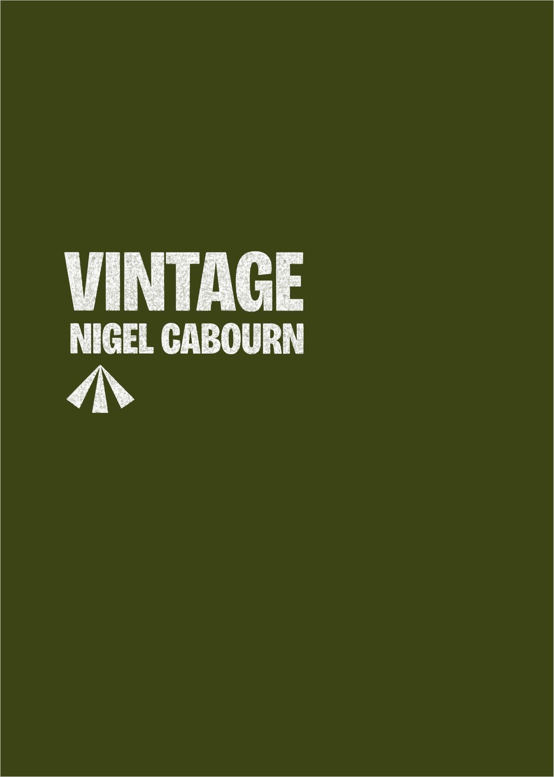 VINTAGE NIGEL CABOURN bookJapanese, English, Chinese 3 languages